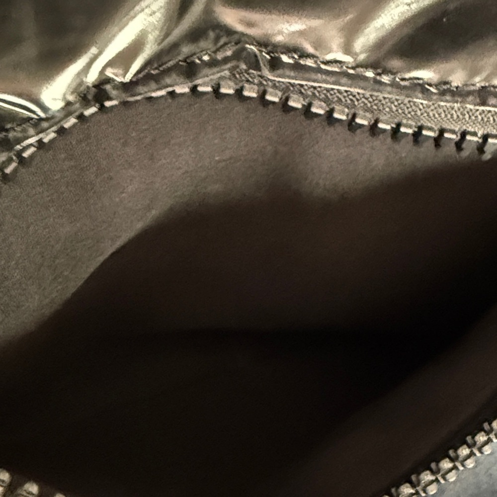 Sondra Roberts Squared Women Puffy Black Crossbody Bag Pockets - Picture 3 of 4
